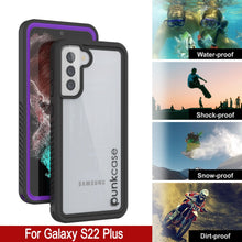 Load image into Gallery viewer, Galaxy S22+ Plus Water/ Shockproof [Extreme Series] Slim Screen Protector Case [Purple]
