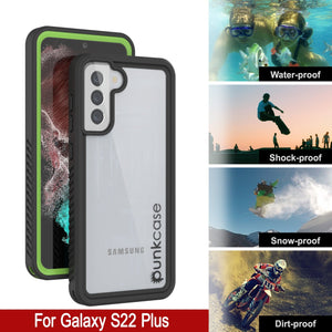 Galaxy S22+ Plus Water/ Shockproof [Extreme Series] Screen Protector Case [Light Green]