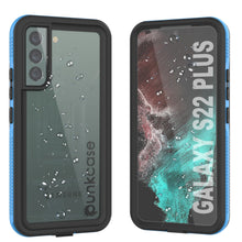 Load image into Gallery viewer, Galaxy S22+ Plus Waterproof Case PunkCase Ultimato Light Blue Thin 6.6ft Underwater IP68 ShockProof [Blue]
