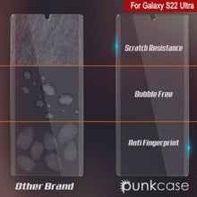Load image into Gallery viewer, Galaxy S22 Ultra White Punkcase Glass SHIELD Tempered Glass Screen Protector 0.33mm Thick 9H Glass
