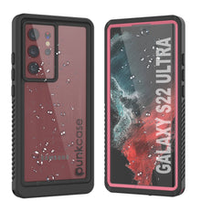 Load image into Gallery viewer, Galaxy S22 Ultra Water/ Shock/ Snowproof [Extreme Series] Slim Screen Protector Case [Pink]

