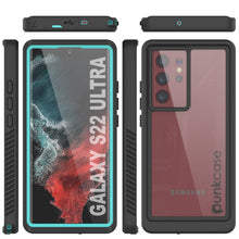Load image into Gallery viewer, Galaxy S22 Ultra Water/ Shock/ Snowproof [Extreme Series]  Screen Protector Case [Teal]
