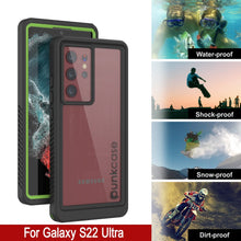 Load image into Gallery viewer, Galaxy S22 Ultra Water/ Shockproof [Extreme Series] Screen Protector Case [Light Green]
