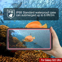 Load image into Gallery viewer, Galaxy S22 Ultra Water/ Shock/ Snowproof [Extreme Series] Slim Screen Protector Case [Pink]
