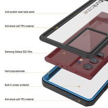 Load image into Gallery viewer, Galaxy S22 Ultra Water/ Shock/ Snow/ dirt proof [Extreme Series] Slim Case [Light Blue]

