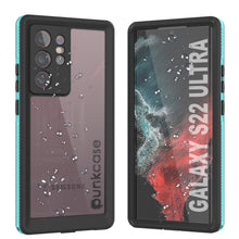 Load image into Gallery viewer, Galaxy S22 Ultra Waterproof Case PunkCase Ultimato Teal Thin 6.6ft Underwater IP68 Shock/Snow Proof [Teal]
