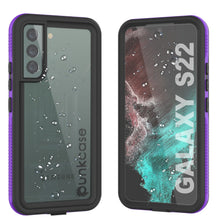 Load image into Gallery viewer, Galaxy S22 Waterproof Case PunkCase Ultimato Purple Thin 6.6ft Underwater IP68 Shock/Snow Proof [Purple]
