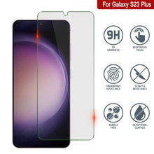Load image into Gallery viewer, Galaxy S23+ Plus Gold Punkcase Glass SHIELD Tempered Glass Screen Protector 0.33mm Thick 9H Glass

