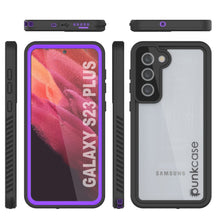 Load image into Gallery viewer, Galaxy S23+ Plus Water/ Shockproof [Extreme Series] Slim Screen Protector Case [Purple]
