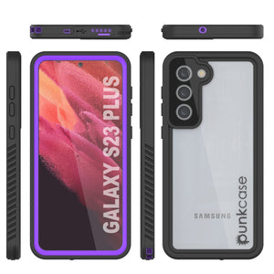 Galaxy S23+ Plus Water/ Shockproof [Extreme Series] Slim Screen Protector Case [Purple]