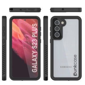 Galaxy S23+ Plus Water/ Shockproof [Extreme Series] With Screen Protector Case [Black]