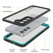 Load image into Gallery viewer, Galaxy S23+ Plus Water/ Shock/ Snowproof [Extreme Series]  Screen Protector Case [Teal]
