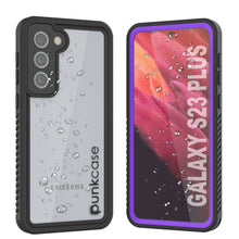 Load image into Gallery viewer, Galaxy S23+ Plus Water/ Shockproof [Extreme Series] Slim Screen Protector Case [Purple]
