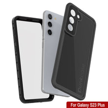 Load image into Gallery viewer, Galaxy S23+ Plus Waterproof Case PunkCase StudStar Black Thin 6.6ft Underwater IP68 Shock/Snow Proof
