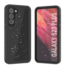 Load image into Gallery viewer, Galaxy S23+ Plus Waterproof Case PunkCase StudStar Black Thin 6.6ft Underwater IP68 Shock/Snow Proof
