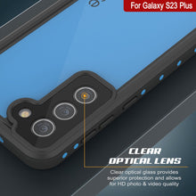 Load image into Gallery viewer, Galaxy S23+ Plus Waterproof Case PunkCase StudStar Light Blue Thin 6.6ft Underwater IP68 ShockProof
