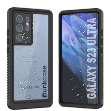 Load image into Gallery viewer, Galaxy S23 Ultra Water/ Shockproof [Extreme Series] With Screen Protector Case [Black]

