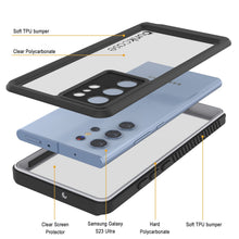 Load image into Gallery viewer, Galaxy S23 Ultra Water/ Shock/ Snow/ dirt proof [Extreme Series] Punkcase Slim Case [White]
