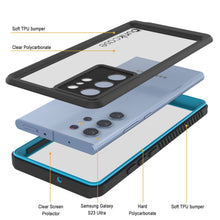 Load image into Gallery viewer, Galaxy S23 Ultra Water/ Shock/ Snow/ dirt proof [Extreme Series] Slim Case [Light Blue]
