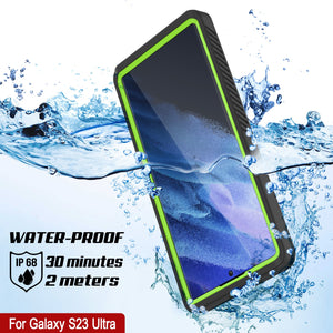Galaxy S23 Ultra Water/ Shockproof [Extreme Series] Screen Protector Case [Light Green]