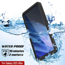 Load image into Gallery viewer, Galaxy S23 Ultra Water/ Shockproof [Extreme Series] With Screen Protector Case [Black]
