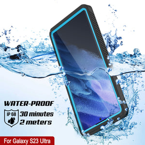 Galaxy S23 Ultra Water/ Shock/ Snow/ dirt proof [Extreme Series] Slim Case [Light Blue]