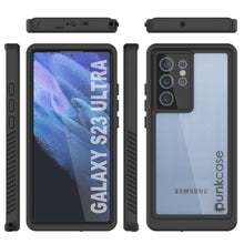 Load image into Gallery viewer, Galaxy S23 Ultra Water/ Shockproof [Extreme Series] With Screen Protector Case [Black]
