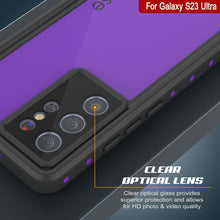 Load image into Gallery viewer, Galaxy S24 Ultra Waterproof Case PunkCase StudStar Purple Thin 6.6ft Underwater IP68 Shock/Snow Proof
