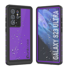 Load image into Gallery viewer, Galaxy S24 Ultra Waterproof Case PunkCase StudStar Purple Thin 6.6ft Underwater IP68 Shock/Snow Proof

