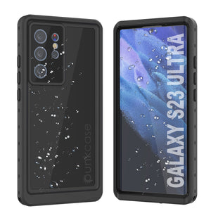 Galaxy S24 Ultra Waterproof Case PunkCase StudStar Black Thin 6.6ft Underwater IP68 Shock/Snow Proof