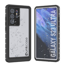 Load image into Gallery viewer, Galaxy S23 Ultra Waterproof Case, Punkcase StudStar White Thin 6.6ft Underwater IP68 Shock/Snow Proof
