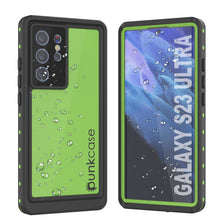 Load image into Gallery viewer, Galaxy S24 Ultra Waterproof Case PunkCase StudStar Light Green Thin 6.6ft Underwater IP68 ShockProof
