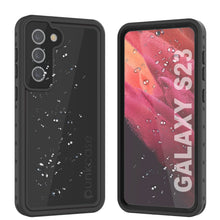 Load image into Gallery viewer, Galaxy S23 Waterproof Case PunkCase StudStar Black Thin 6.6ft Underwater IP68 Shock/Snow Proof
