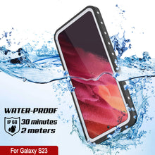 Load image into Gallery viewer, Galaxy S23 Waterproof Case, Punkcase StudStar White Thin 6.6ft Underwater IP68 Shock/Snow Proof
