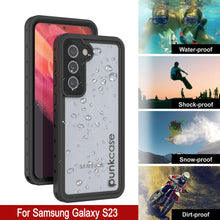 Load image into Gallery viewer, Galaxy S24 Waterproof Case PunkCase StudStar Clear Thin 6.2ft Underwater IP68 Shock/Snow Proof
