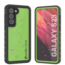 Load image into Gallery viewer, Galaxy S24 Waterproof Case PunkCase StudStar Light Green Thin 6.2ft Underwater IP68 ShockProof
