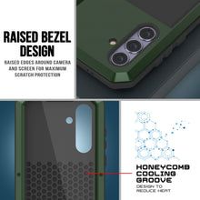 Load image into Gallery viewer, Galaxy S24 Metal Case, Heavy Duty Military Grade Armor Cover [shock proof] Full Body Hard [Dark Green]
