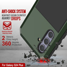 Load image into Gallery viewer, Galaxy S24 Plus Metal Case, Heavy Duty Military Grade Armor Cover [shock proof] Full Body Hard [Dark Green]
