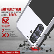 Load image into Gallery viewer, Galaxy S24 Plus Metal Case, Heavy Duty Military Grade Armor Cover [shock proof] Full Body Hard [White]
