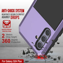 Load image into Gallery viewer, Galaxy S24 Plus Metal Case, Heavy Duty Military Grade Armor Cover [shock proof] Full Body Hard [Purple]

