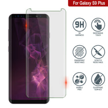 Load image into Gallery viewer, Galaxy S9+ Plus  Black Punkcase Glass SHIELD Tempered Glass Screen Protector 0.33mm Thick 9H Glass
