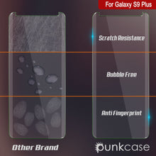 Load image into Gallery viewer, Galaxy S9+ Plus  Clear Punkcase Glass SHIELD Tempered Glass Screen Protector 0.33mm Thick 9H Glass
