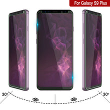Load image into Gallery viewer, Galaxy S9+ Plus  Black Punkcase Glass SHIELD Tempered Glass Screen Protector 0.33mm Thick 9H Glass
