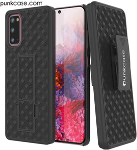 Galaxy S24 Case, Punkcase Holster Belt Clip With Screen Protector [Black]