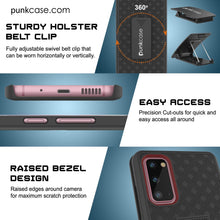 Load image into Gallery viewer, Galaxy S24 Case, Punkcase Holster Belt Clip With Screen Protector [Black]
