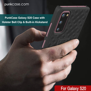 Galaxy S24 Case, Punkcase Holster Belt Clip With Screen Protector [Yellow]