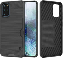 Load image into Gallery viewer, Galaxy S20+ Plus  Case, PUNKcase [SLOT Series] [Slim Fit] Dual-Layer Armor Cover w/Integrated Anti-Shock System, Credit Card Slot [Grey]
