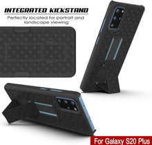 Load image into Gallery viewer, Galaxy S24 Plus Case, Punkcase Holster Belt Clip With Screen Protector [Light Blue]
