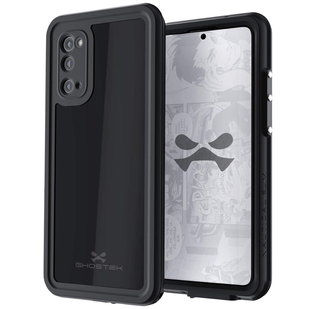 Galaxy S20 Rugged Waterproof Case | Nautical Series [Black]