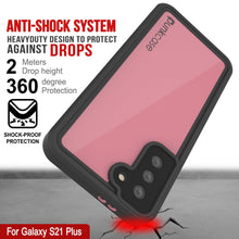 Load image into Gallery viewer, Galaxy S22+ Plus Waterproof Case PunkCase StudStar Pink Thin 6.6ft Underwater IP68 Shock/Snow Proof
